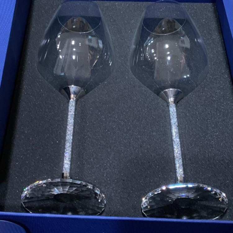 CRYSTALLINE WINE GLASSES (SET OF 2)